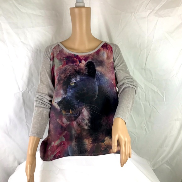 Guess Tops - Rococo Woven Mix Pullover